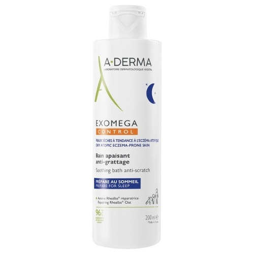 A-derma exomega control средство для ванны смягчающее успокаивающее 200 мл