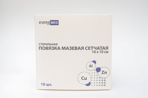 ПОВЯЗКА МАЗЕВАЯ СЕТЧАТАЯ СТЕРИЛЬНАЯ