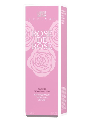Librederm rose de rose тоник-гель возрождающий детокс 150 мл
