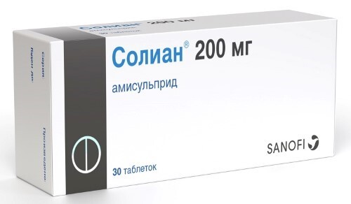 Солиан 200 мг 30 шт. таблетки