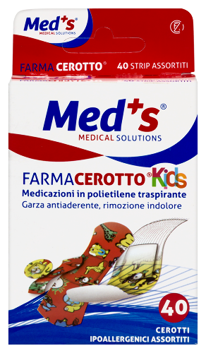 Купить Farmacerotto extra resistente kids пластыри фиксирующие водонепроницаемые детские в ассортименте 40 шт./разноцветные цена