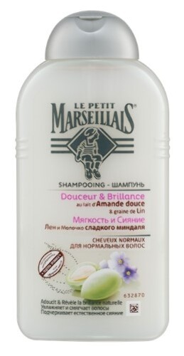 Купить LE PETIT MARSEILLAIS ШАМПУНЬ ДЛЯ НОРМАЛЬНЫХ ВОЛОС ЛЕН И МОЛОЧКО СЛАДКОГО МИНДАЛЯ 250МЛ цена