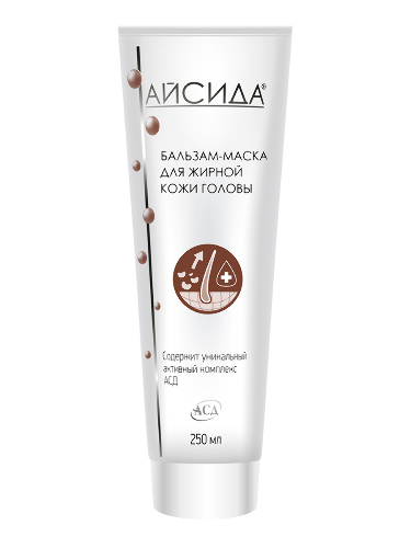 Айсида бальзам-маска для жирной кожи головы 250 мл