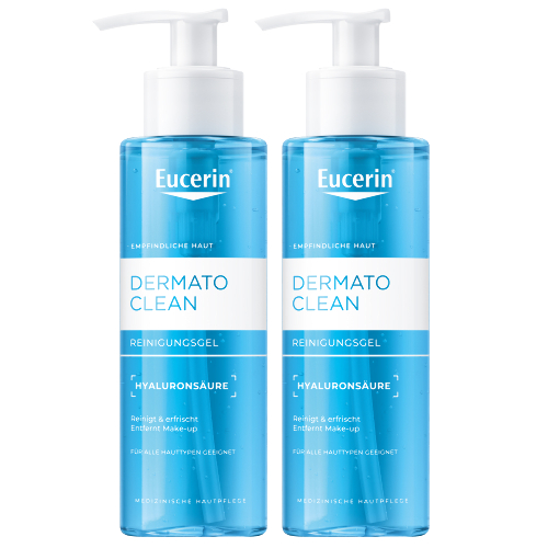 Набор из 2-х уп EUCERIN DERMATOCLEAN ГЕЛЬ ДЛЯ УМЫВАНИЯ ОСВЕЖАЮЩИЙ И ОЧИЩАЮЩИЙ 200МЛ