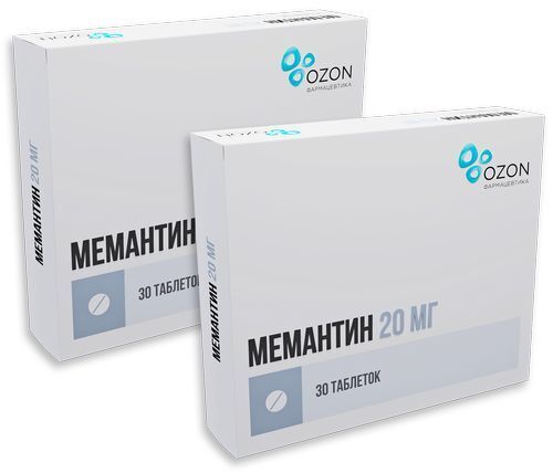 Набор из 2-х упаковок Мемантин таб. 20мг №30 со скидкой!