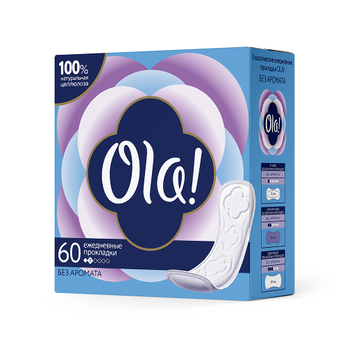 Купить Ola daily ежедневные прокладки 60 шт. цена