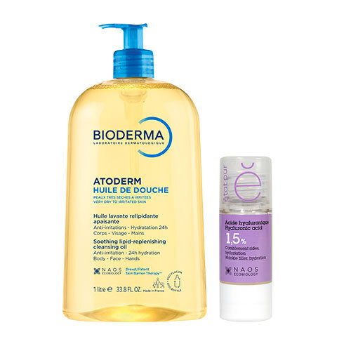 Набор BIODERMA ATODERM МАСЛО ДЛЯ ДУША 1000МЛ + ETAT PUR СЫВОРОТКА С ГИАЛУРОНОВОЙ КИСЛОТОЙ 15МЛ