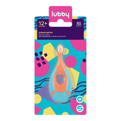 Lubby зубная щетка 12+/27926
