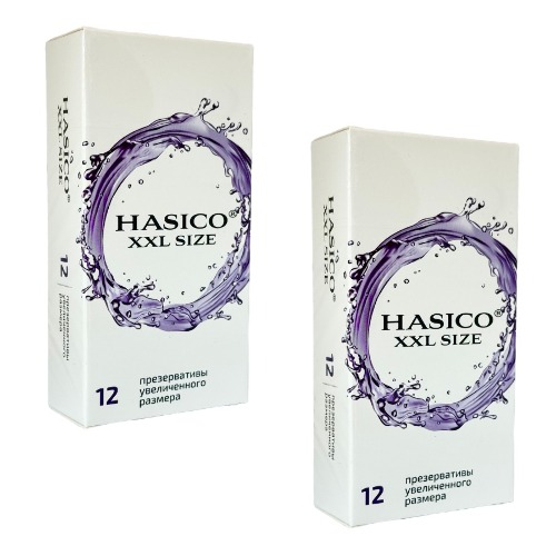 Набор 2 по цене 1: презервативы HASICO xxl увеличенные №12