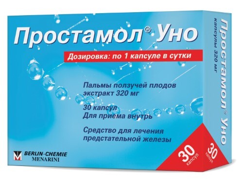 Купить Простамол уно 320 мг 30 шт. капсулы цена