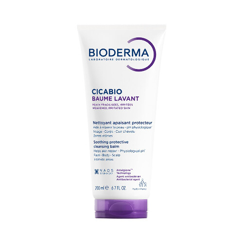 Bioderma cicabio бальзам восстанавливающий очищающий 200 мл