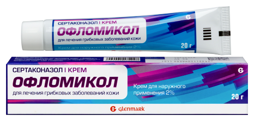 Офломикол 2% крем для наружного применения 20 гр