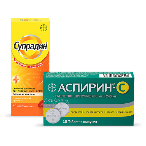 Купить Аспирин-с 400 мг + 240 мг 10 шт. таблетки шипучие цена