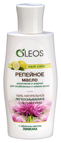Oleos масло репейное с эфирным маслом лимона 125 мл