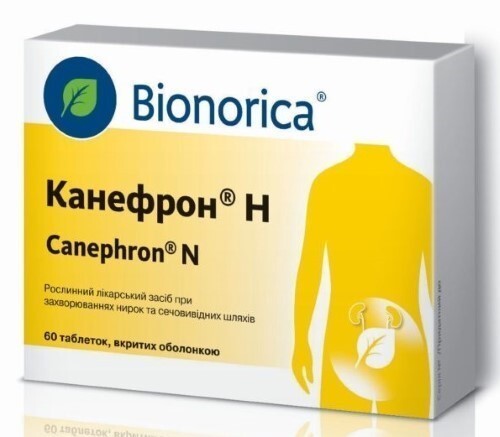 Купить КАНЕФРОН Н N60 ТАБЛ П/О цена