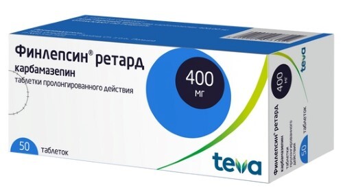 Купить Финлепсин ретард 400 мг 50 шт. таблетки пролонгированного действия цена