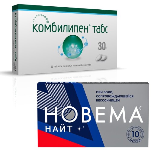 Набор: скидка на Новема Найт таб №10 при заказе с Комбилипен табс №30