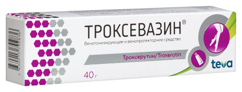 Троксевазин 2% гель для наружного применения 40 гр
