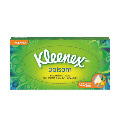Купить Kleenex салфетки в коробке Balsam 72 шт цена