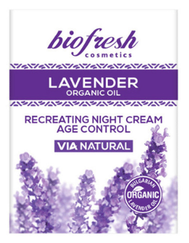 Biofresh lavender organic oil крем ночной антивозрастной восстанавливающий 50 мл