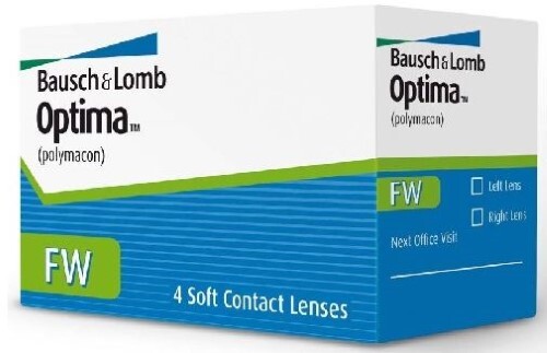 Купить Bausch&lomb optima fw контактные линзы плановой замены 8,7/14,0 /-5,00/ 4 шт. цена