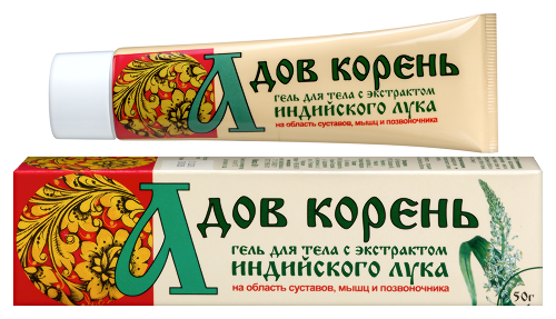 Адов корень гель с экстрактом индийского лука для тела 50 гр