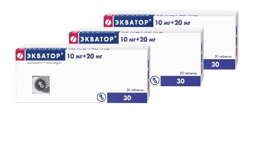 Набор из 3х упаковок ЭКВАТОР 0,01+0,02 N30 ТАБЛ по спец. цене!