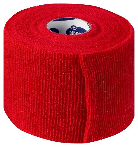 Бинт peha-haft color 6 смх20 м/красный когезивный эластичный фиксирующий