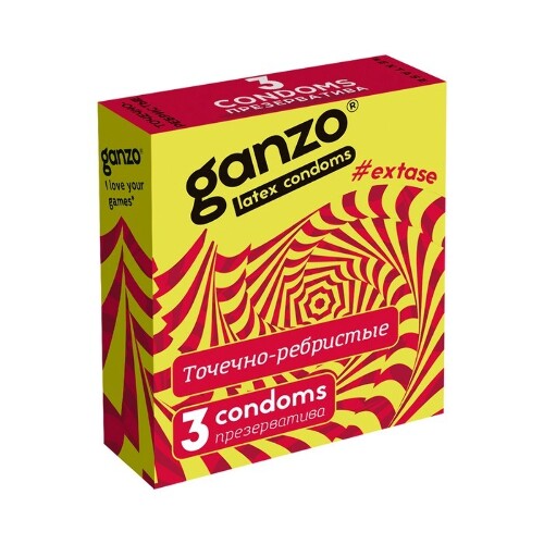 Презервативы ganzo extase 3 шт.
