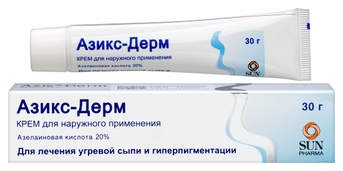 Купить Азикс-дерм 20% крем 30 гр в Москве Азикс-дерм 20% крем 30 гр