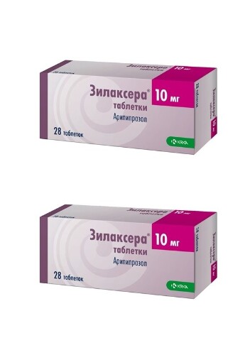 Набор из 2 упаковок ЗИЛАКСЕРА таб. 10 мг №28