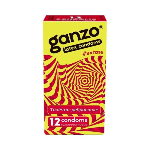 Презервативы ganzo extase 12 шт.