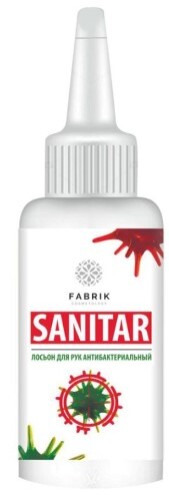Купить Fabrik cosmetology sanitar лосьон для рук антибактериальный 100 мл цена