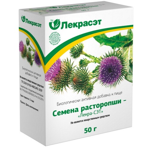 Купить Расторопши семена 50 гр лекра-сэт цена