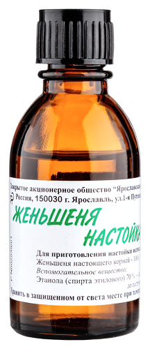 ЖЕНЬШЕНЯ НАСТОЙКА