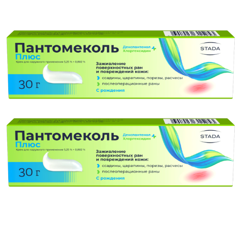 Набор 1+1 Пантомеколь Плюс крем по специальной цене