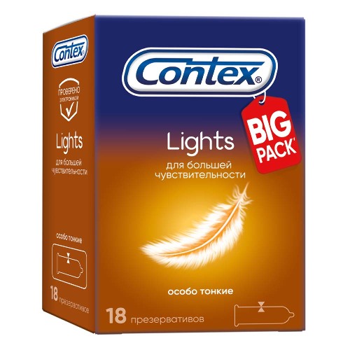 Купить Contex презерватив lights особо тонкие 18 шт. цена