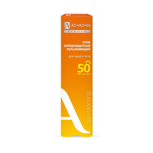 Achromin sun-blocking солнцезащитный крем экстра-защита для лица и тела spf50 100 мл