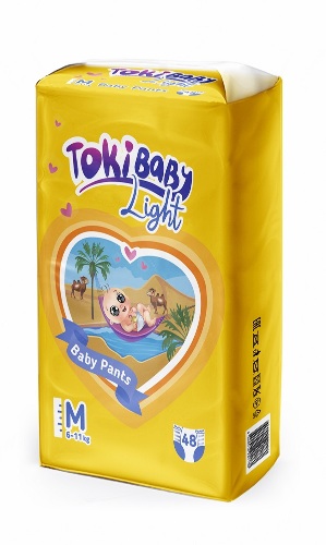 Подгузники трусики детские TokiBaby М 6-11 кг 48 шт