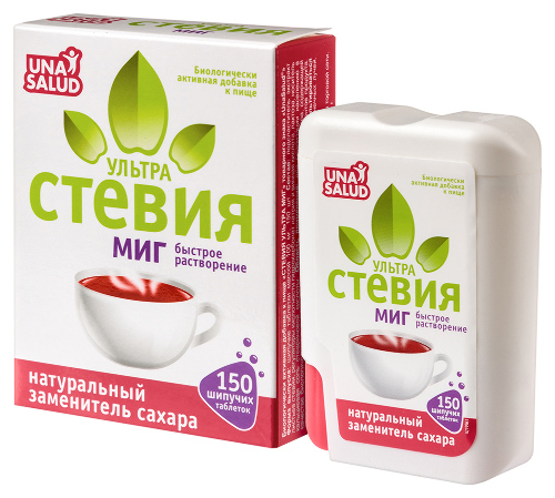 СТЕВИЯ УЛЬТРА МИГ ТОВАРНОГО ЗНАКА UNASALUD