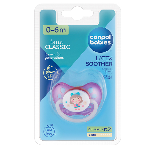 CANPOL BABIES СОСКА-ПУСТЫШКА ЛАТЕКСНАЯ TOYS 0-6 РОЗОВЫЙ