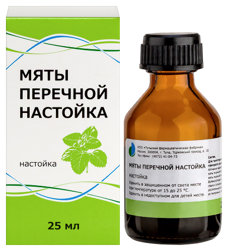Мяты перечной настойка 25 мл