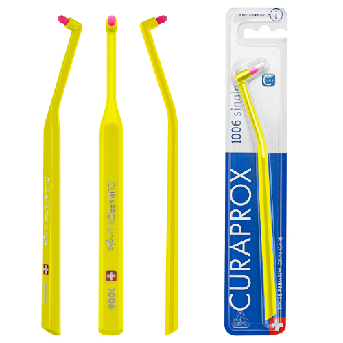 Купить Curaprox Монопучковая зубная щетка Single&Sulcular CS1006 для взрослых цена