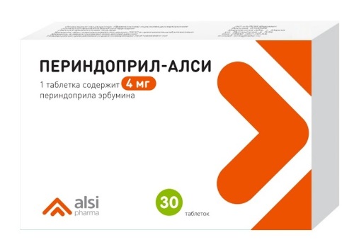 Купить Периндоприл-алси 4 мг 30 шт. таблетки цена