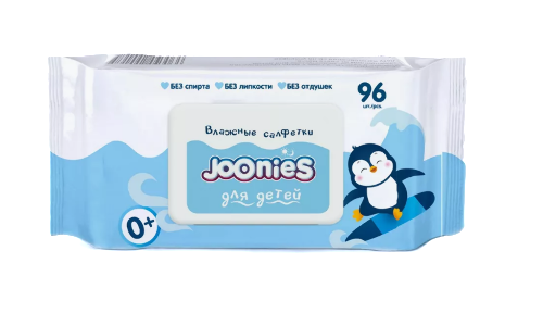 Купить Joonies салфетки влажные детские 96 шт./с крышкой цена
