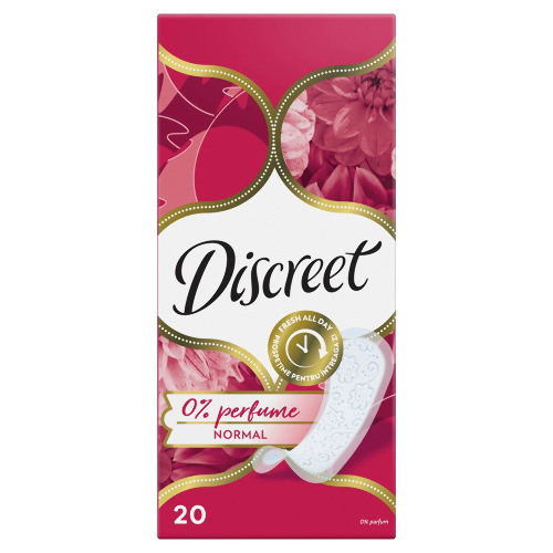 DISCREET NORMAL ЕЖЕДНЕВНЫЕ ГИГИЕНИЧЕСКИЕ ПРОКЛАДКИ