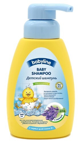 Купить Babyline nature шампунь детский с лавандой 260 мл цена