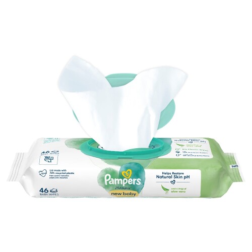 Pampers салфетки влажные детские harmonie new baby 46 шт.