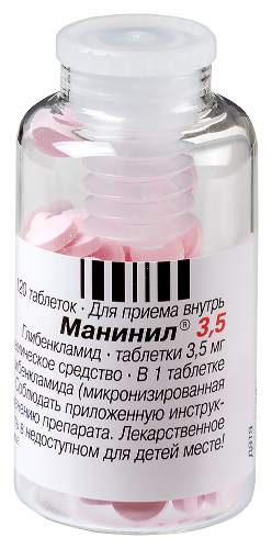 МАНИНИЛ 3,5 N120 ТАБЛ