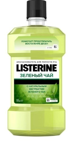 Купить Listerine ополаскиватель для полости рта зеленый чай 500 мл цена